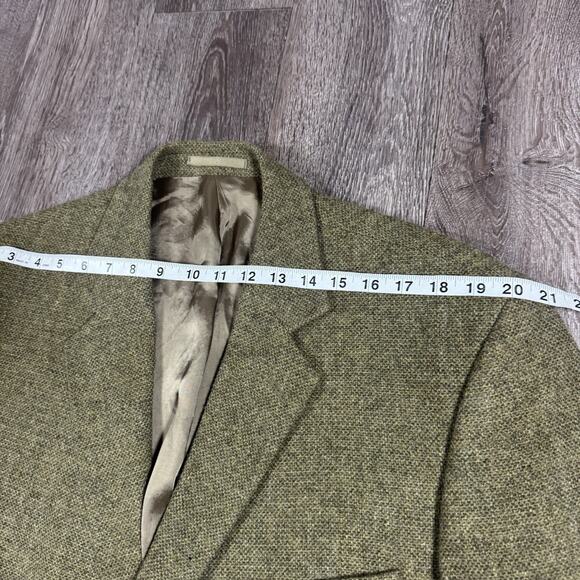 VTG 46 R Triona Green Donegal Tweed Wool Blazer Ireland - Picture 9 of 15